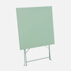 Bistrotafel voor 2 personen inklapbaar metaal 70 x 70cm