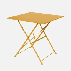 Bistrotafel voor 2 personen inklapbaar metaal 70 x 70cm