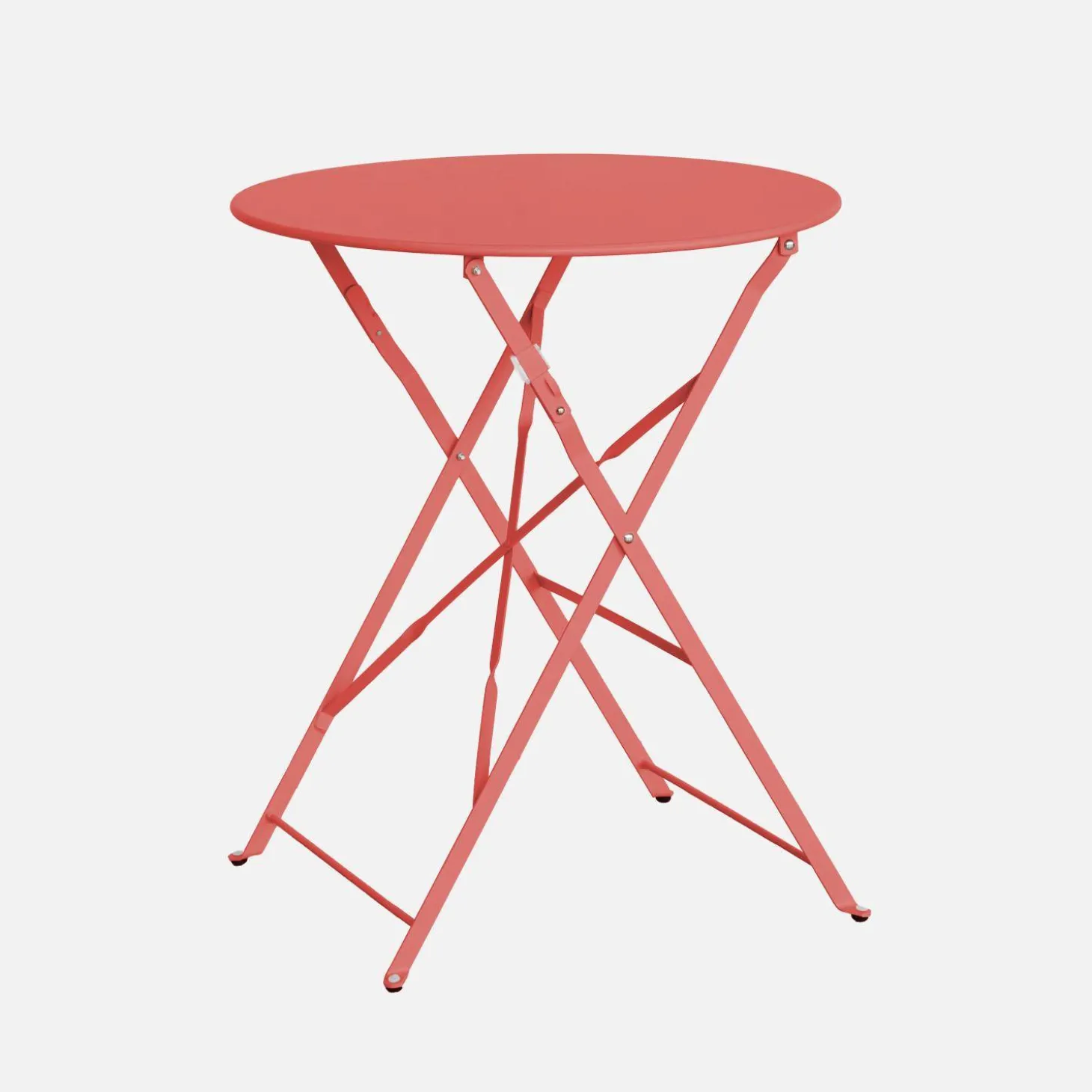 Bistrotafel voor 2 personen inklapbaar metaal Ø60cm