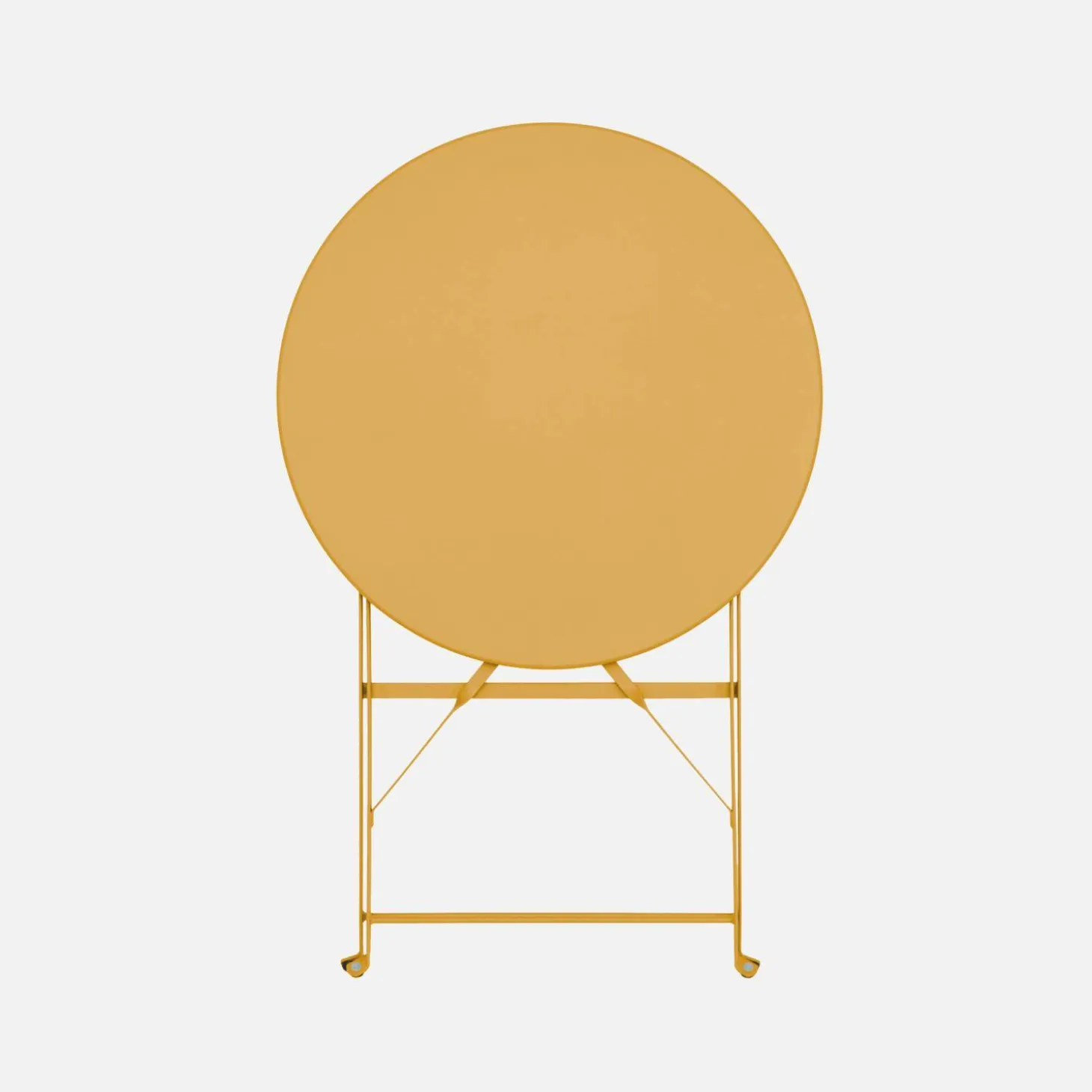 Bistrotafel voor 2 personen inklapbaar metaal Ø60cm