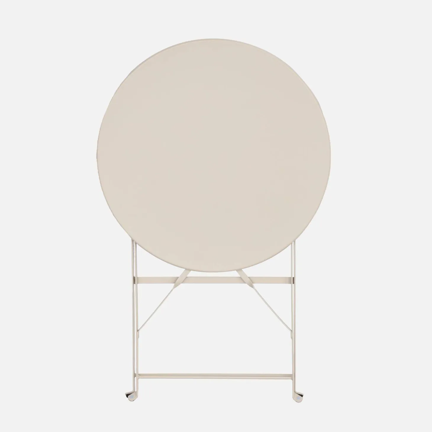 Bistrotafel voor 2 personen inklapbaar metaal Ø60cm