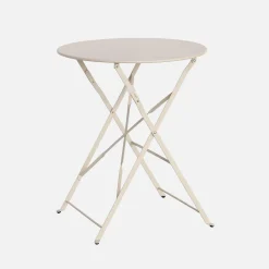 Bistrotafel voor 2 personen inklapbaar metaal Ø60cm