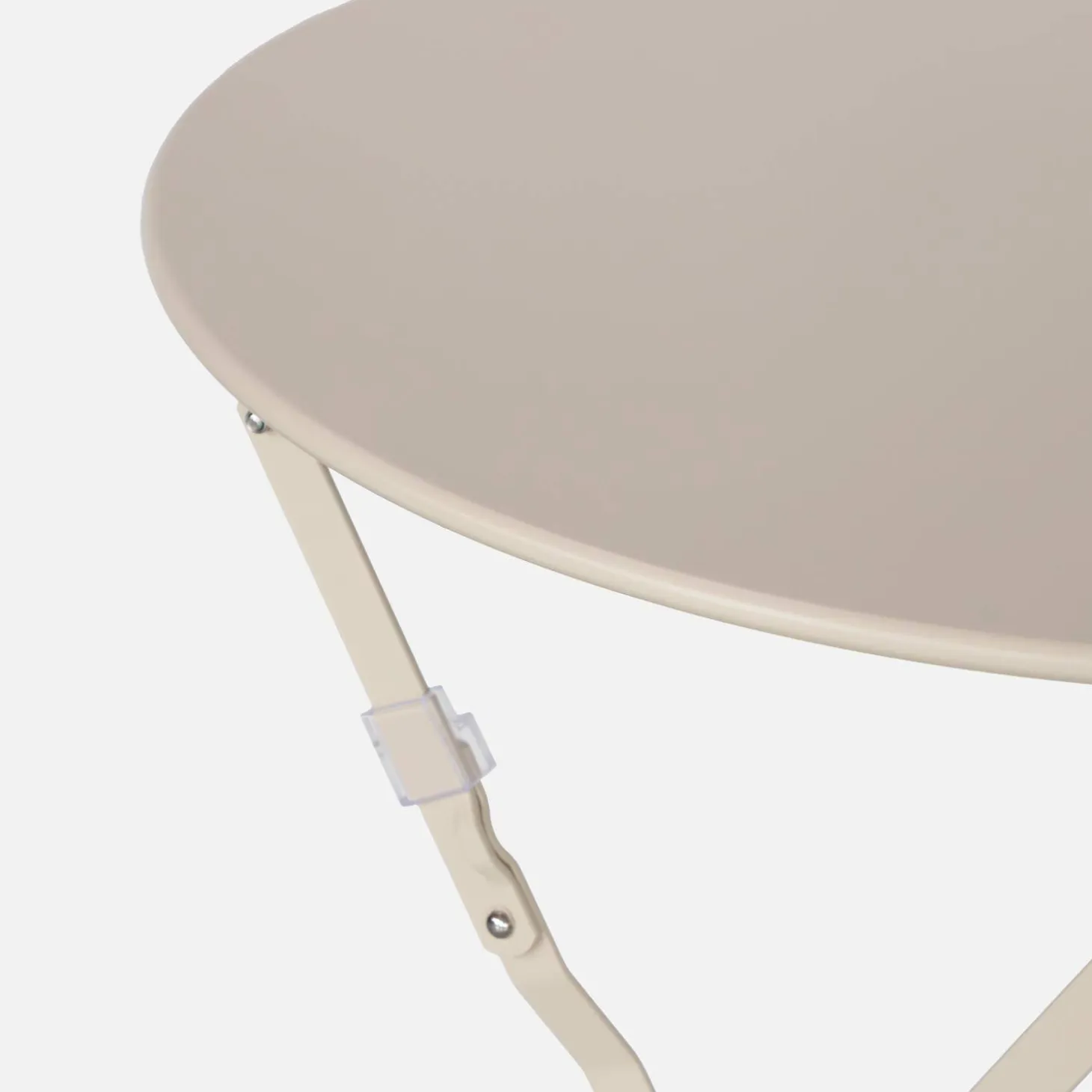Bistrotafel voor 2 personen inklapbaar metaal Ø60cm