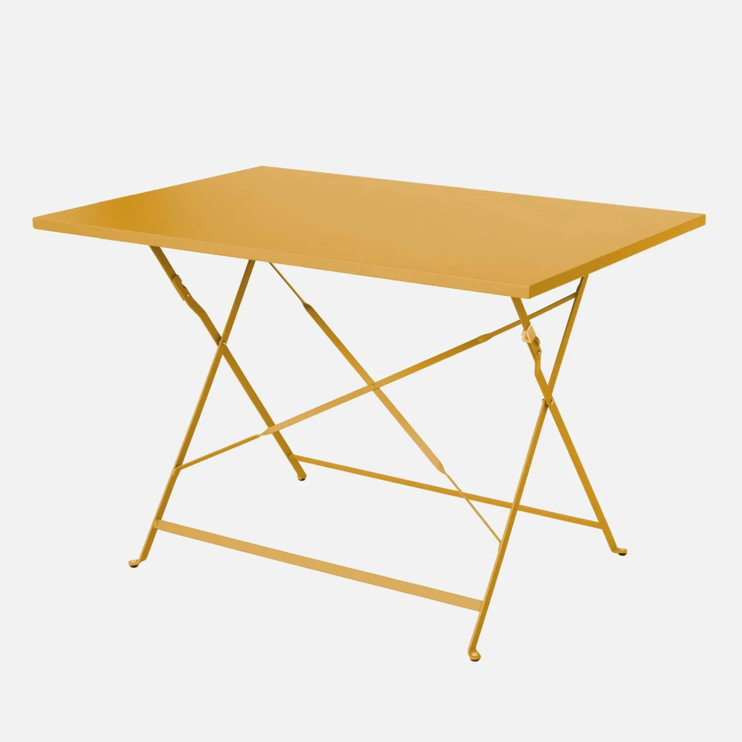 Bistrotafel voor 4 personen inklapbaar metaal 110 x 70cm