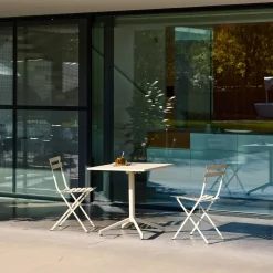 Bistrotuintafel opklapbaar voor 2 personen van staal