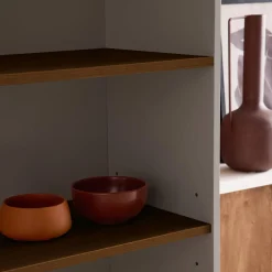 Boekenkast 6 niveaus metaal en houtdecor