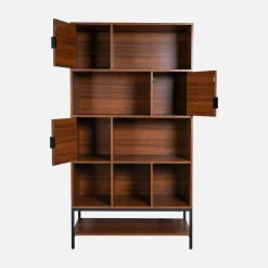 Boekenkast 9 vakken 3 deurtjes en 1 plank 90cm