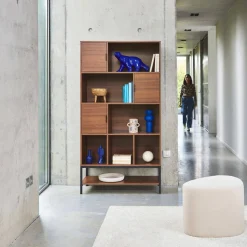 Boekenkast 9 vakken 3 deurtjes en 1 plank 90cm
