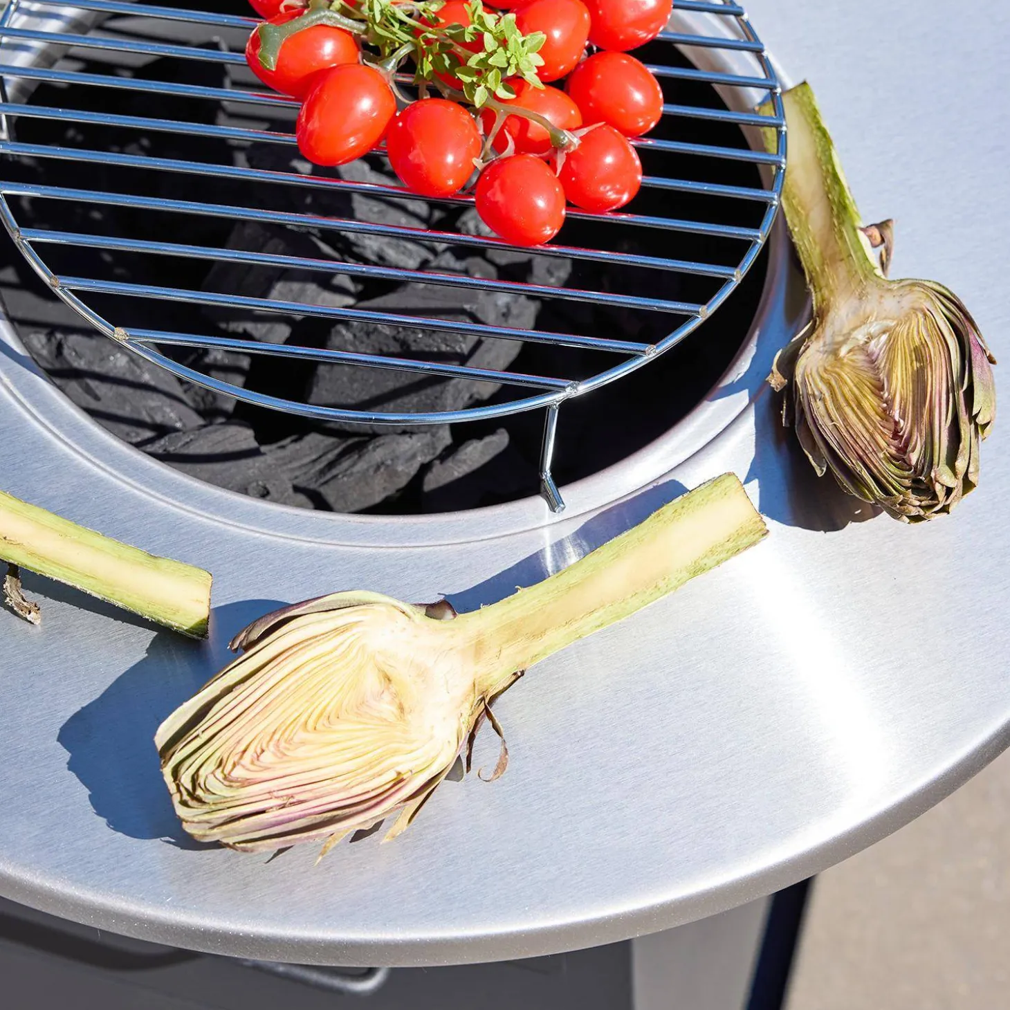 Brasero barbecue Ø59cm met opbergruimte
