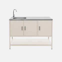 Buitenkeuken eiland 2 modules roestvrij staal