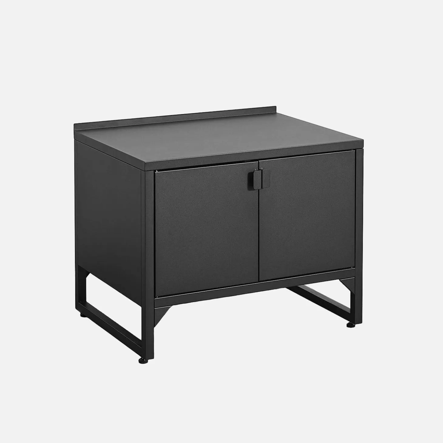 Buitenkeukenmodule 2 deuren van staal L80cm