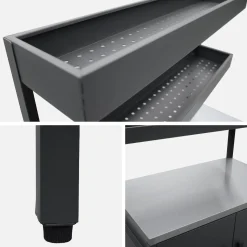 Buitenkeuken 6 modules incl. gasbarbecue staal