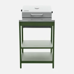 Buitenkeuken 6 modules incl. houtskoolbarbecue staal