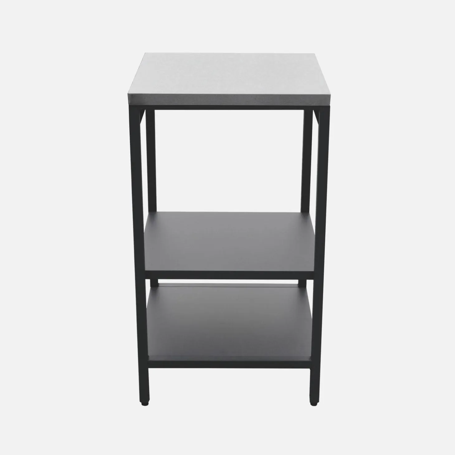 Buitenkeuken 3 modules staal incl. een gootsteen