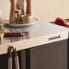 Buitenkeuken tafel in roestvrij staal 94,5 cm met opklapbaar blad