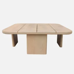 Buiten salontafel vierkant van acaciahout 70cm
