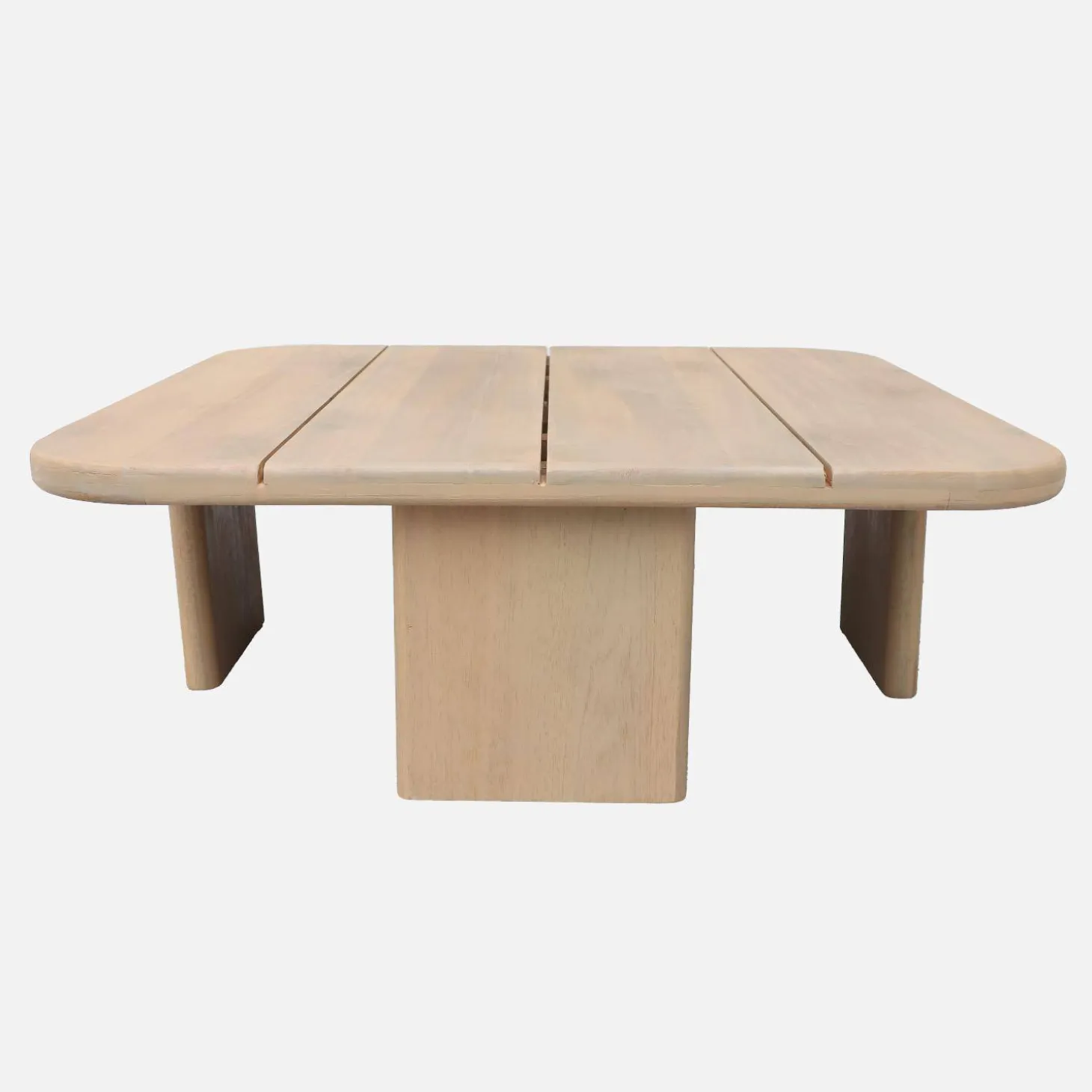 Buiten salontafel vierkant van acaciahout 70cm