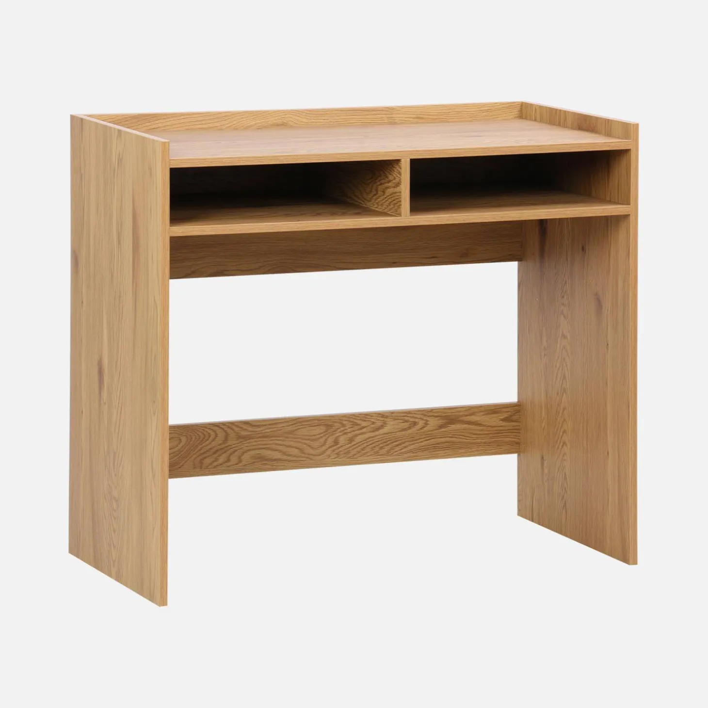 Bureau hout decor 2 opbergvakken