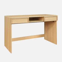 Bureau houteffect 2 lades en 1 nis 120cm