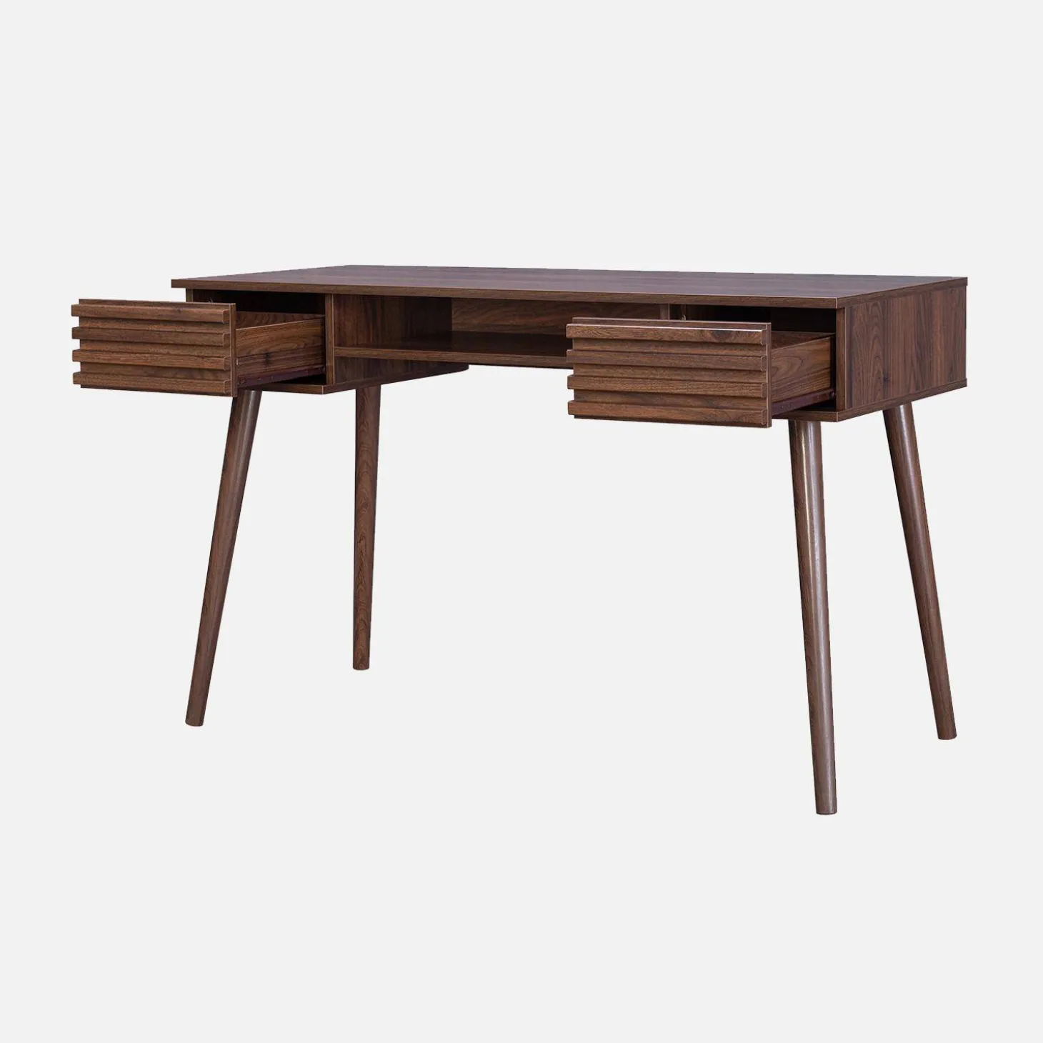 Bureau met houteffect, 2 lades