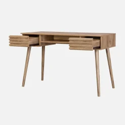 Bureau met houteffect, 2 lades