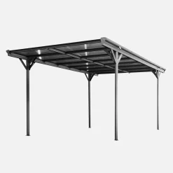 Carport 15m² aluminium en polycarbonaat