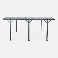 Carport 5x3m aluminium en polycarbonaat