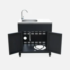 Complete buitenkeuken 6 modules roestvrij staal