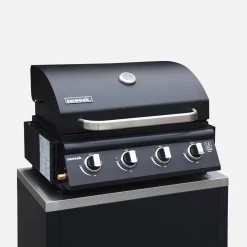 Complete roestvrije stalen buitenkeuken met 4-pits gasbarbecue