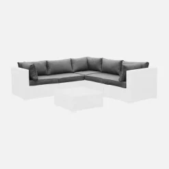 Complete set kussenhoezen voor Napoli loungeset