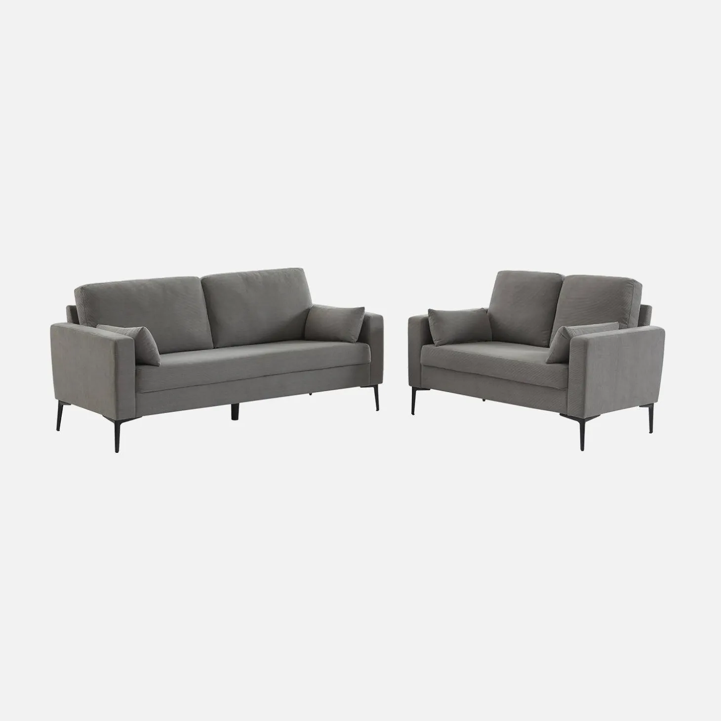 Corduroy bank, 2-zits, 130x68x82cm