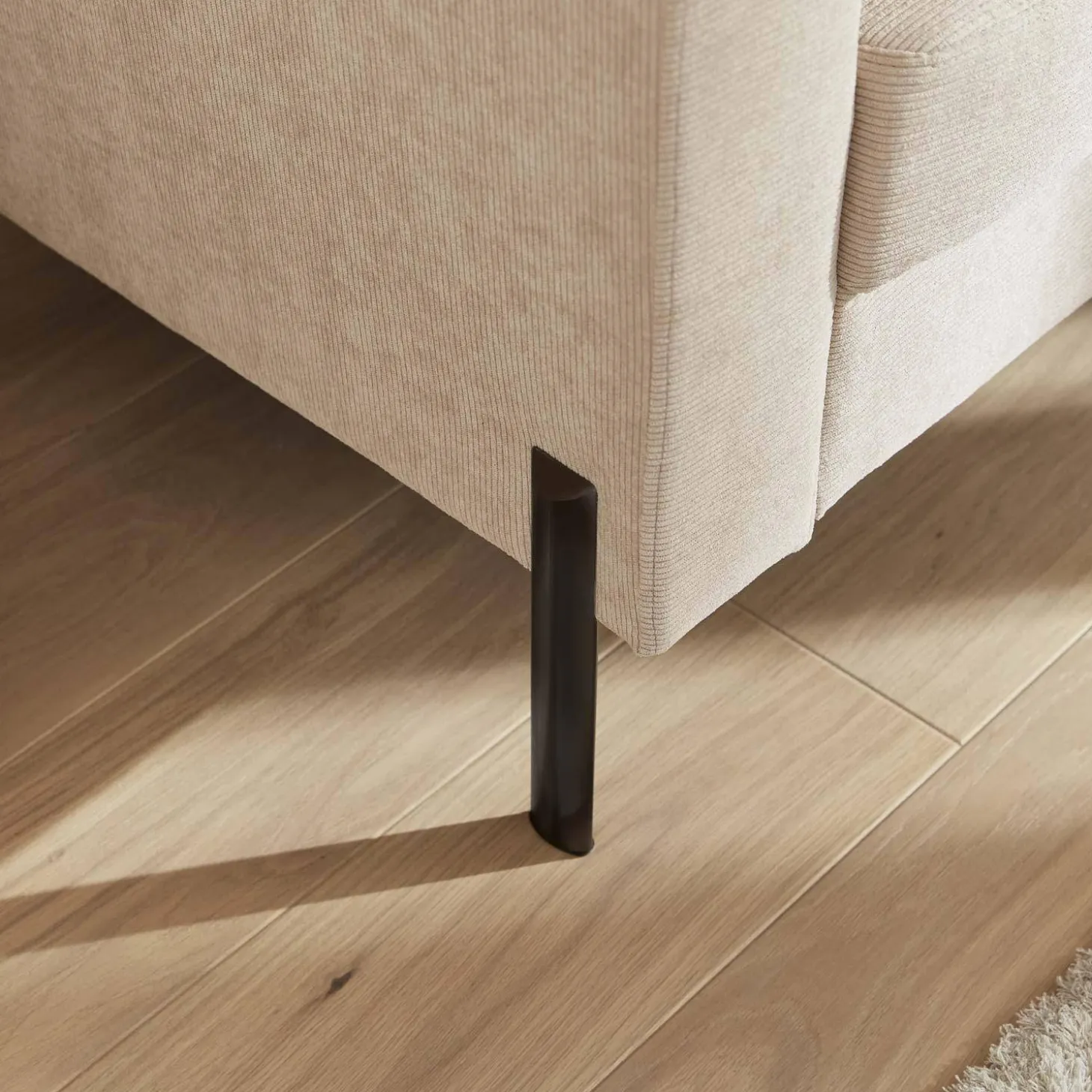Corduroy bank, 2-zits, 130x68x82cm