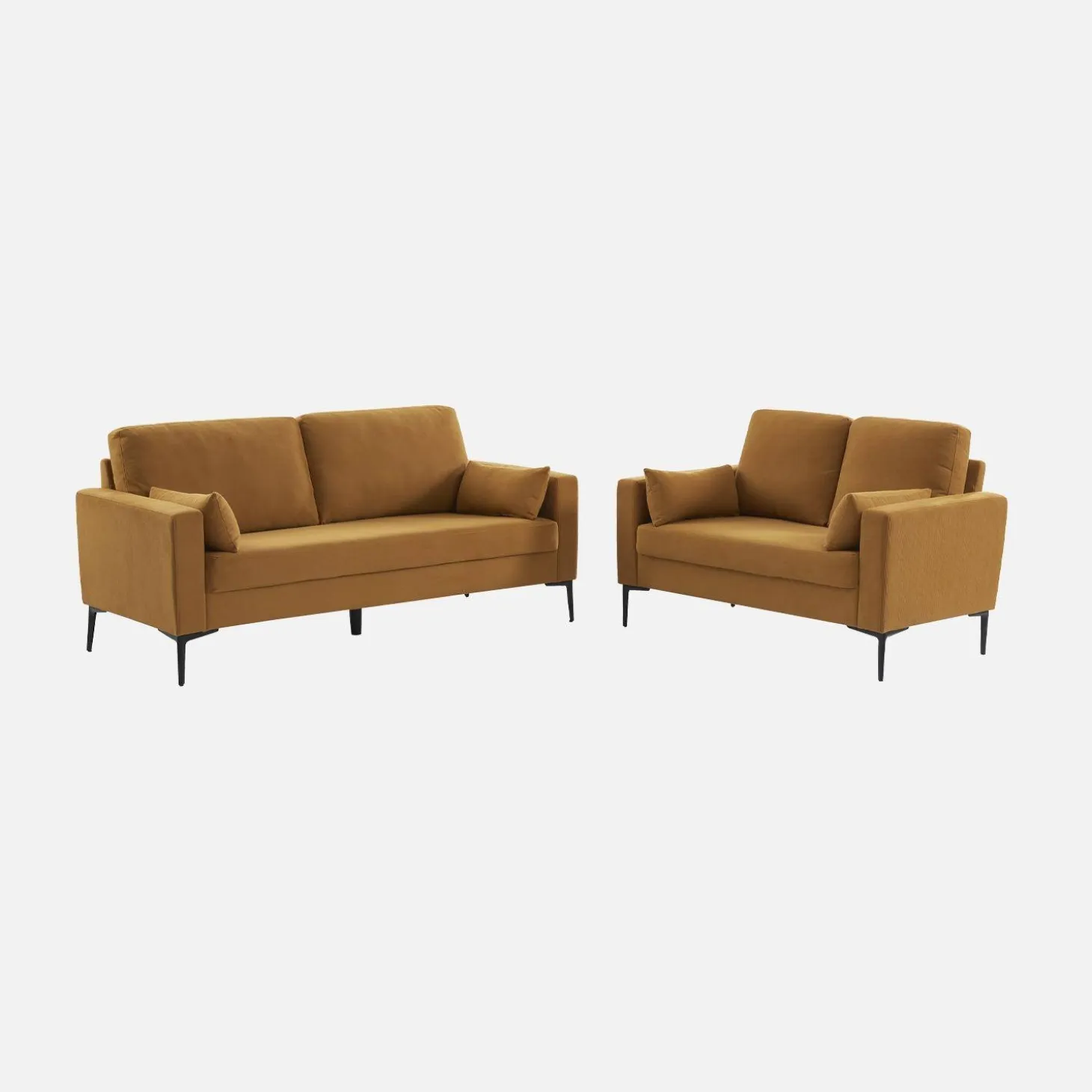 Corduroy bank, 2-zits, 130x68x82cm