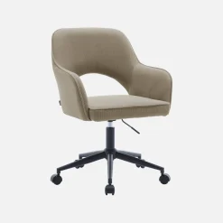 Corduroy bureaustoel met wielen