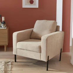 Corduroy fauteuil, 1-zits