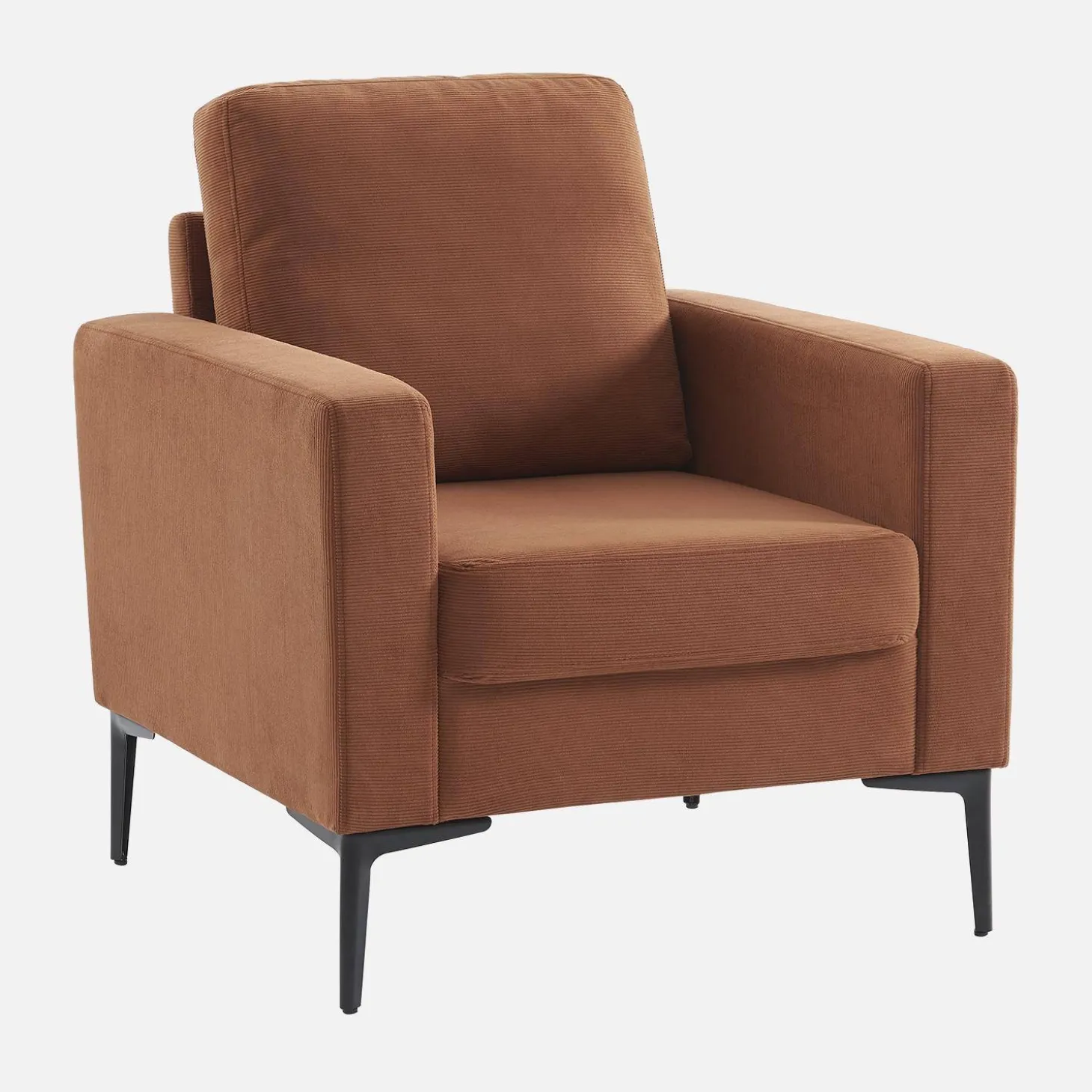 Corduroy fauteuil, 1-zits