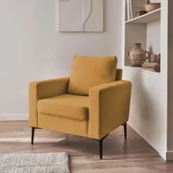 Corduroy fauteuil, 1-zits
