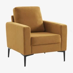 Corduroy fauteuil, 1-zits