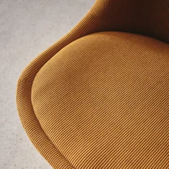 Corduroy Scandinavische stoelen met beukenhouten poten (set van 4)