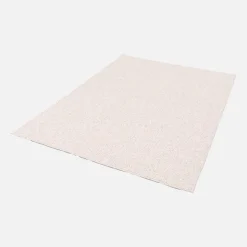 Crème gevlekt interieurtapijt in bouclé
