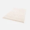Crème interieur vloerkleed met licht reliëf