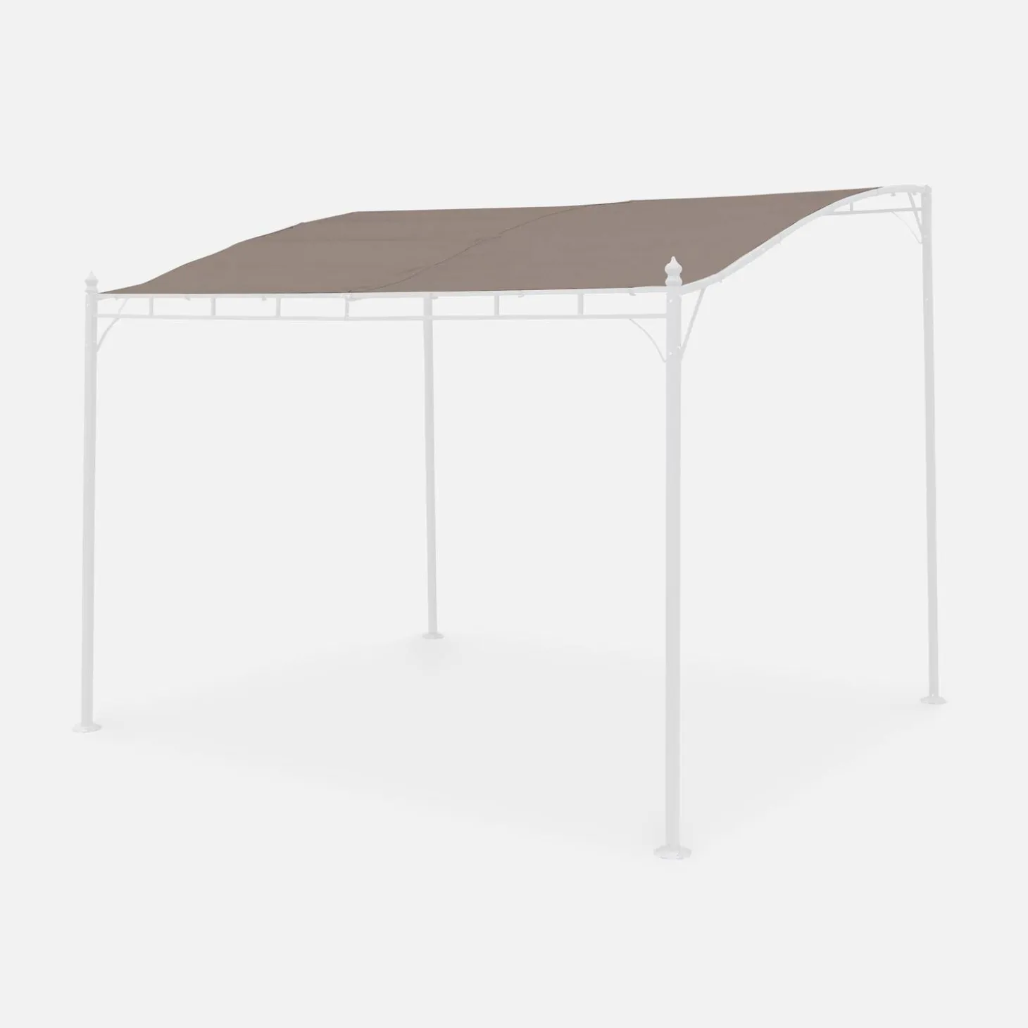 Dakbedekking voor pergola 3x2.5m Brestum
