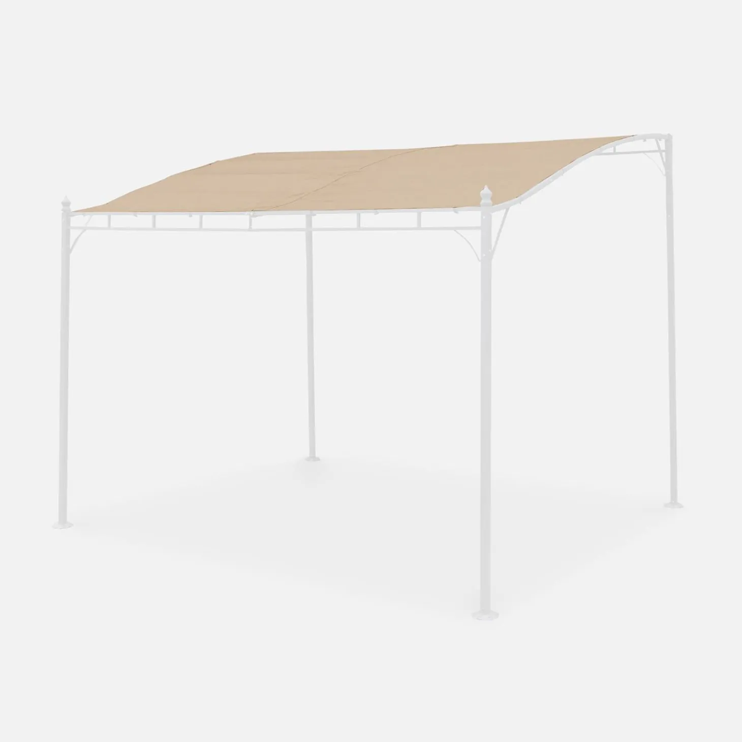 Dakbedekking voor pergola 3x2.5m Brestum