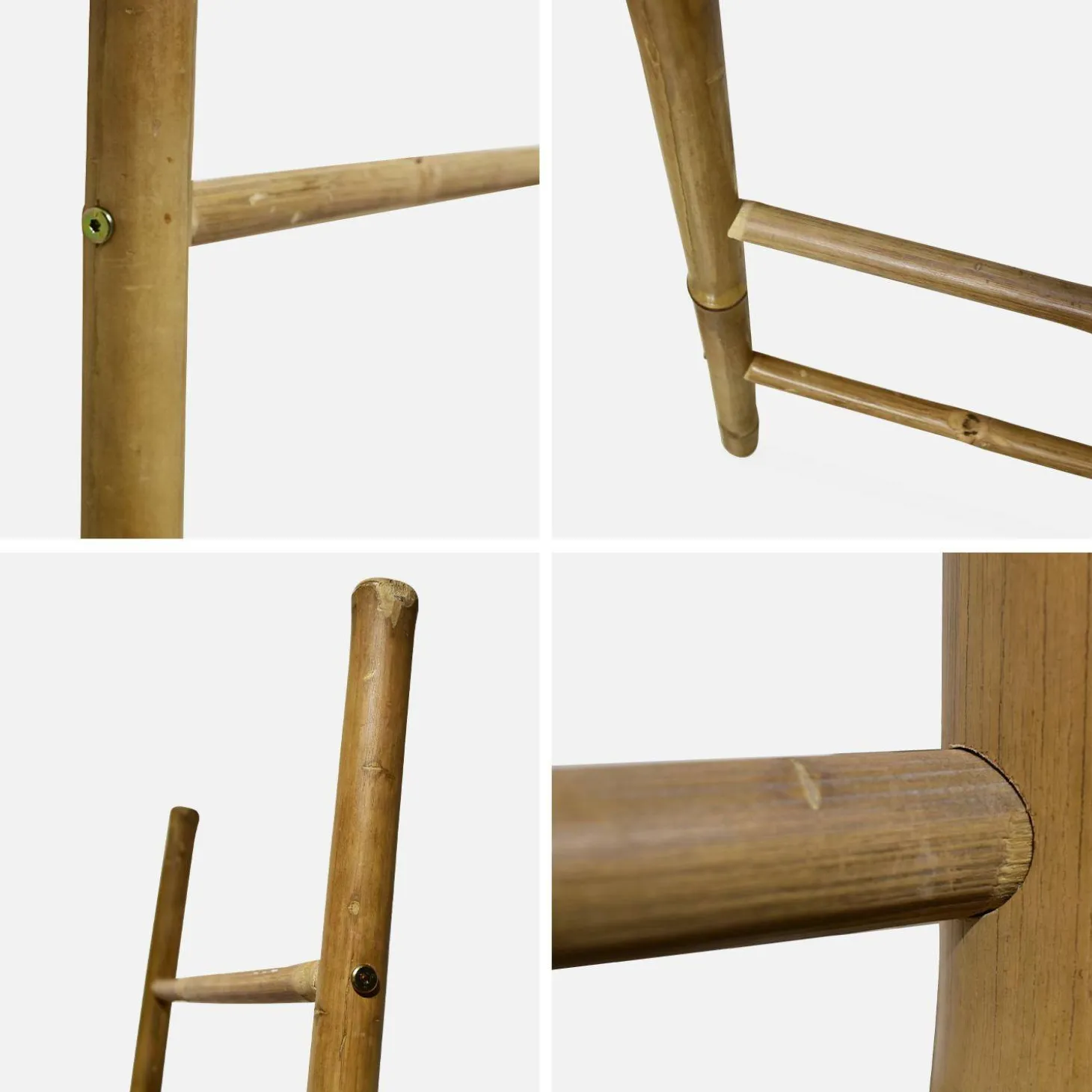 Decoratieve bamboe ladder, 6 treden
