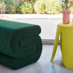 Designbank boucléstof 1-2 zitplaatsen