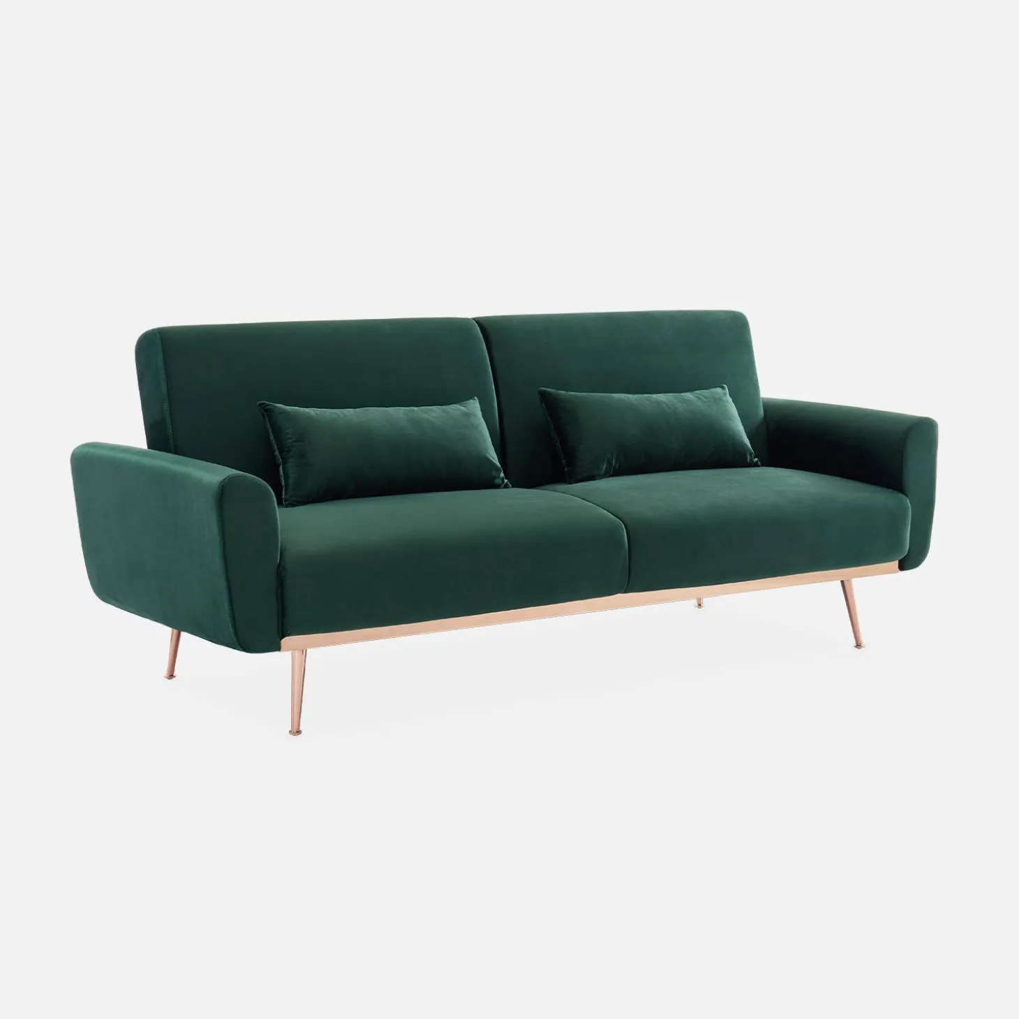 Design velours slaapbank