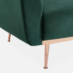 Design velours slaapbank
