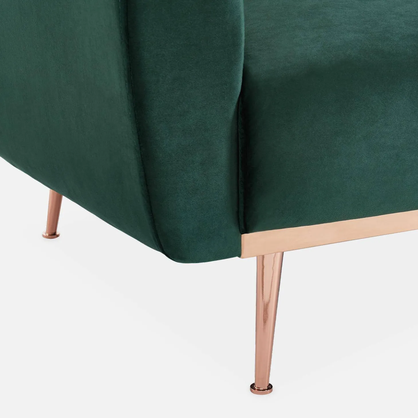 Design velours slaapbank