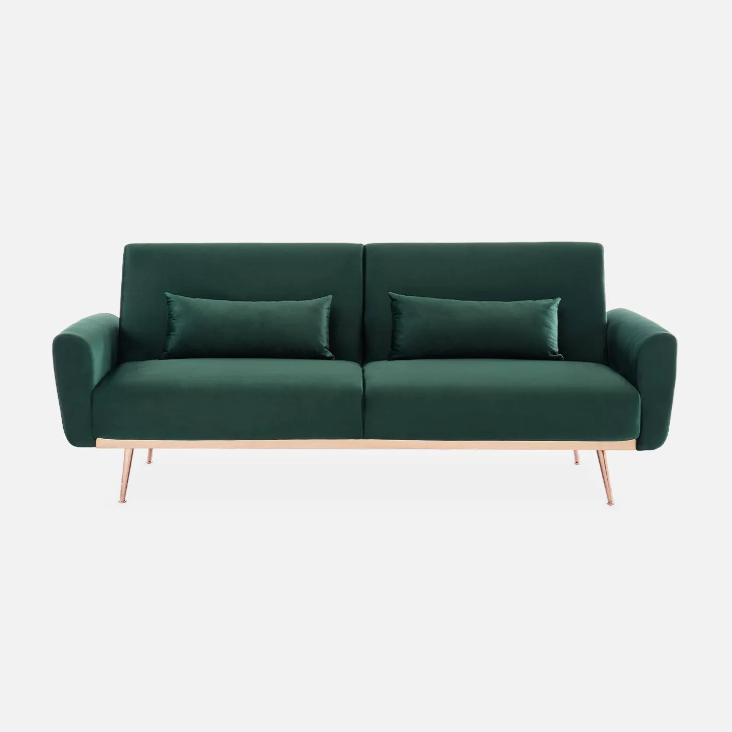 Design velours slaapbank