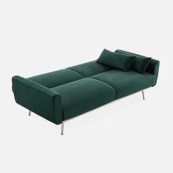 Design velours slaapbank